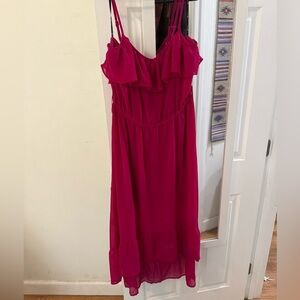 Vintage Forever 21 Pink Chiffon Dress